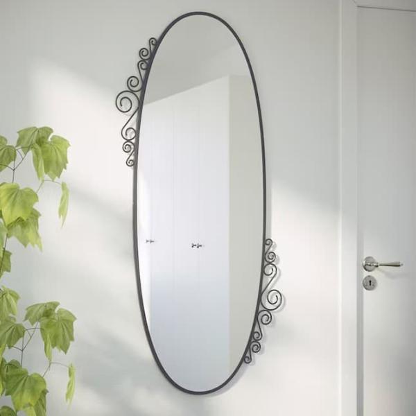 Oglindă Ikea Ekne  Metal / Oval photo 2 Oglindă Ikea Ekne  Metal / Oval photo 2