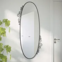 Oglindă Ikea Ekne Metal / Oval photo 2