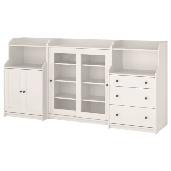 Комод Ikea Hauga 116 x 244 x 46см / МДФ / Белый photo 1 Комод Ikea Hauga 116 x 244 x 46см / МДФ / Белый photo 1