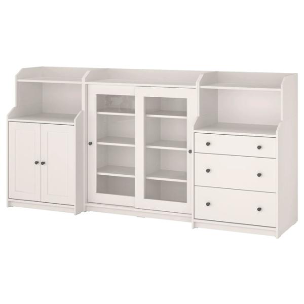 Комод Ikea Hauga 116 x 244 x 46см / МДФ / Белый photo 1 Комод Ikea Hauga 116 x 244 x 46см / МДФ / Белый photo 1