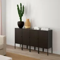 Комод Ikea Lixhult 82 x 140 x 35см / Металл / Антрацит photo 3