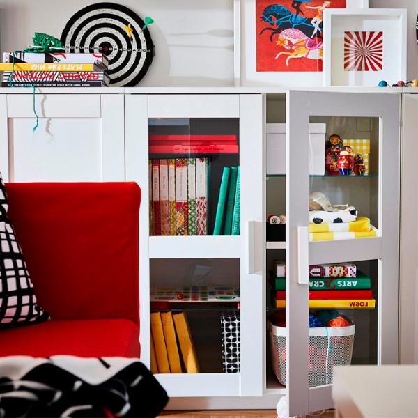 Comodă Ikea Brimnes 95 x 78 x 41 / MDF / Alb photo 3