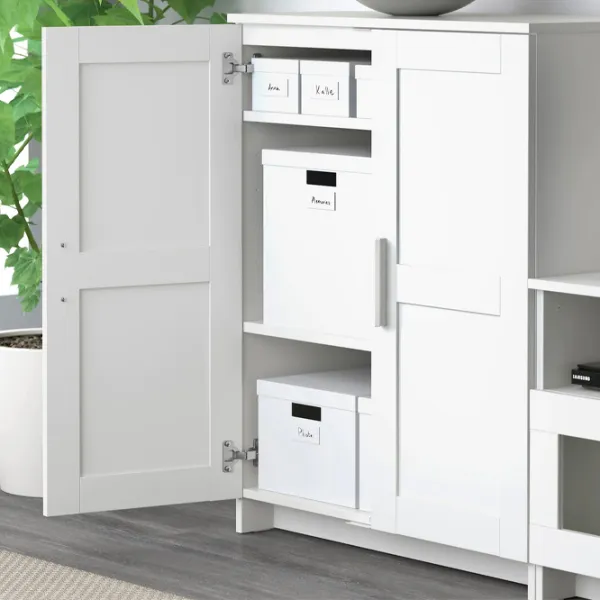 Comodă Ikea Brimnes 95 x 78 x 41 / MDF / Alb photo 5