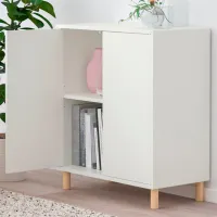 Comodă Ikea Eket 80 x 70 x 35 / MDF / Alb photo 3