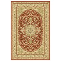 Covor Covoare Ungheni Atlas Beige Red / Polipropilenă