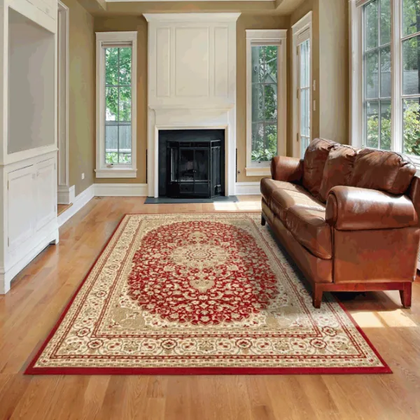 Covor Covoare Ungheni Atlas Beige Red / Polipropilenă photo 5