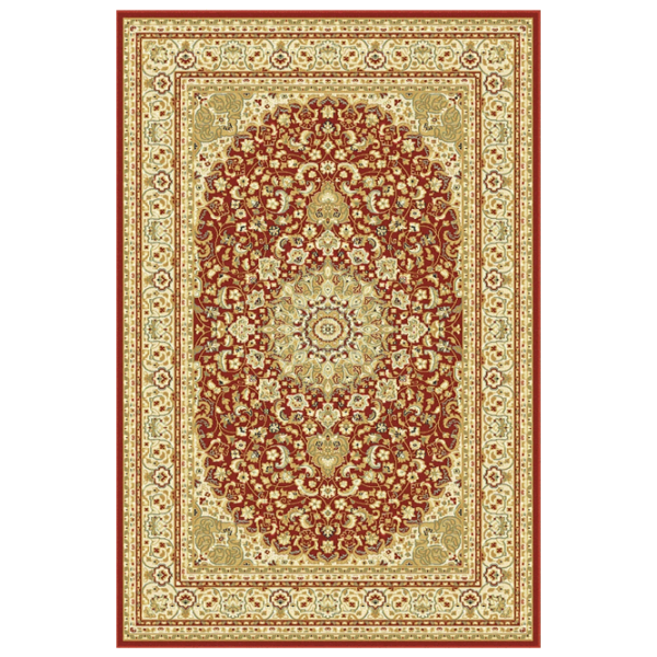 Covor Covoare Ungheni Atlas Beige Red / Polipropilenă photo 1