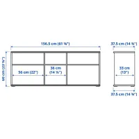 Тумба под телевизор Ikea Skruvby 60 x 156 x 38см / ДСП photo 2