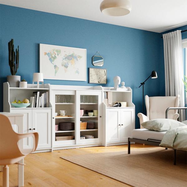 Комод Ikea Hauga 116 x 244 x 46см / МДФ / Белый photo 5