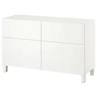 Комод Ikea Besta 74 x 120 x 42см / МДФ / Белый