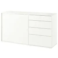 Комод Ikea Vihals 90 x 165 x 47см / МДФ / Белый
