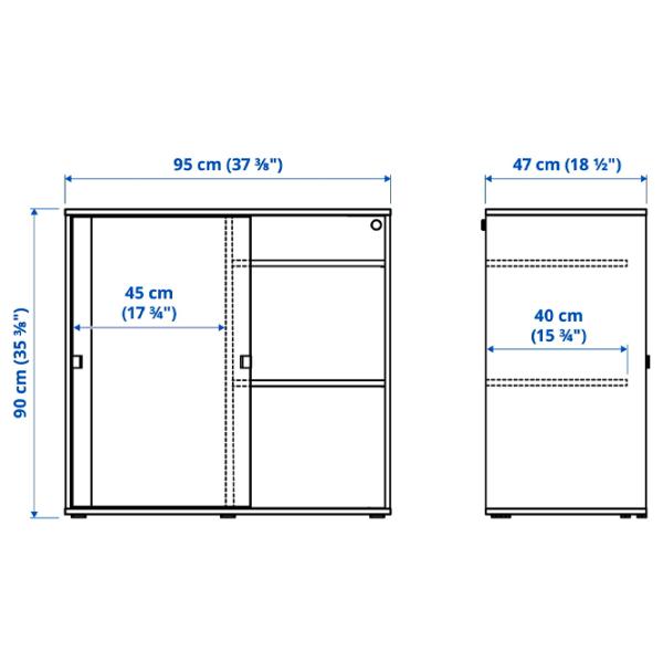 Комод Ikea Vihals 90 x 165 x 47см / МДФ / Белый photo 4