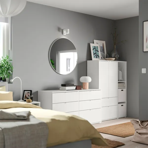 Комод Ikea Vihals 140 x 245 x 47см / МДФ / Белый photo 4