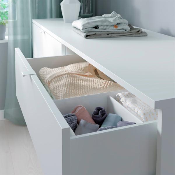 Комод Ikea Vihals 140 x 245 x 47см / МДФ / Белый photo 5