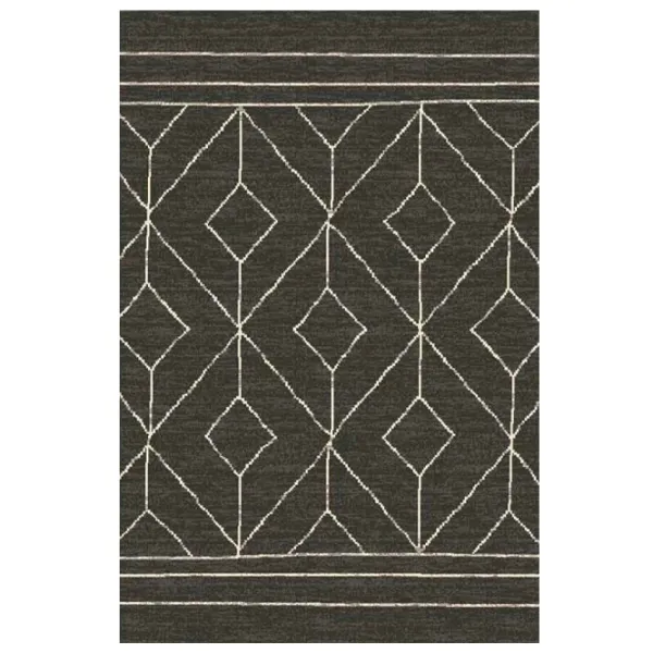 Covor Covoare Ungheni Casablanca Black Beige / Lână photo 1