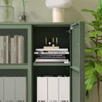Комод Ikea Ivar 83 x 80 x 30см / Сталь / Серо - Зеленый photo 4