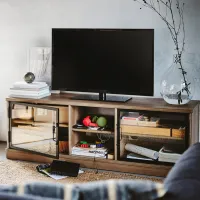 Тумба под телевизор Ikea Lanesund 55 x 161 x 47см / ДСП photo 2