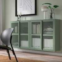 Comodă Ikea Ivar 83 x 160 x 30 / Oțel / Sur - Verde photo 3