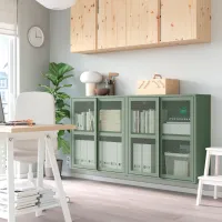 Comodă Ikea Ivar 83 x 160 x 30 / Oțel / Sur - Verde photo 4
