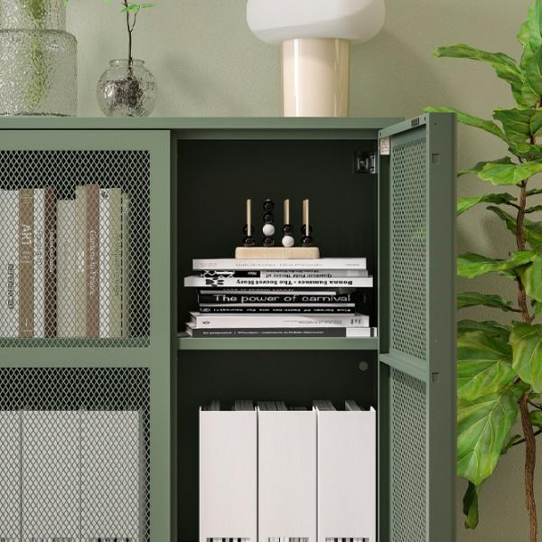 Comodă Ikea Ivar 83 x 160 x 30 / Oțel / Sur - Verde photo 6