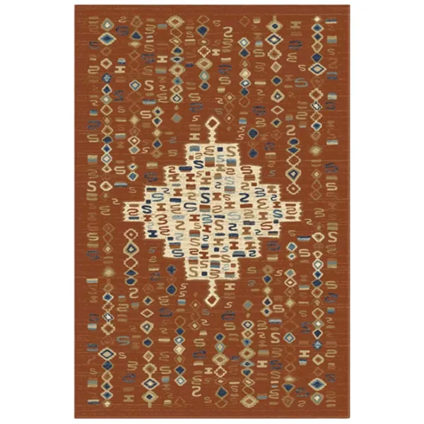 Ковер Covoare Ungheni Atlas Brown Blue / Полипропилен photo 1