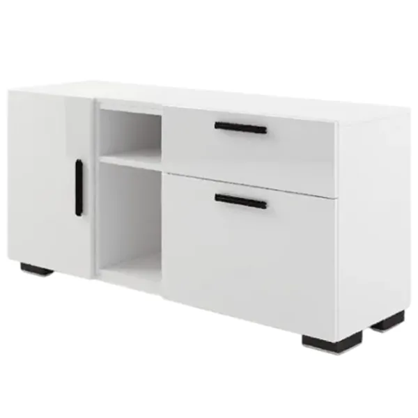 Comodă ML-Mobila York №4 62.2 x 130 x 40 / MDF / Alb photo 1 Comodă ML-Mobila York №4 62.2 x 130 x 40 / MDF / Alb photo 1