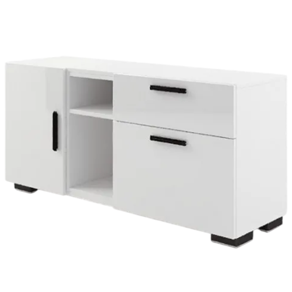 Comodă ML-Mobila York №4 62.2 x 130 x 40 / MDF / Alb photo 1 Comodă ML-Mobila York №4 62.2 x 130 x 40 / MDF / Alb photo 1