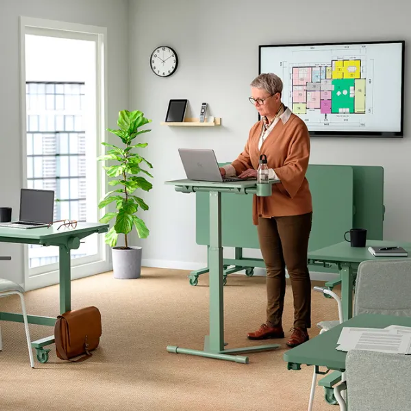 Măsuță pentru laptop Ikea Mittzon Green / PAL photo 4
