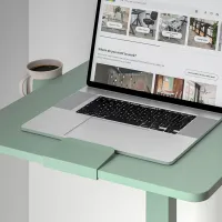 Столики для ноутбуков Ikea Mittzon Зеленый / ДСП photo 6