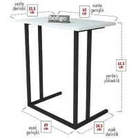 Столики для ноутбуков Nex Home 17-03-01 Белый / ДСП photo 3