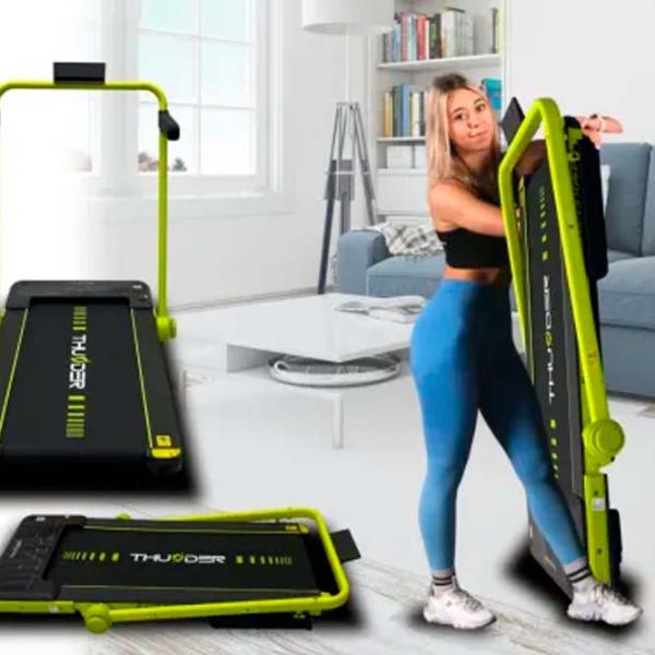 Bandă de alergat Thunder Impact 12 km/h / 130 kg / Lime photo 2 Bandă de alergat Thunder Impact 12 km/h / 130 kg / Lime photo 2
