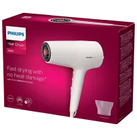 Uscător de păr Philips BHD501/00 2100 W / White photo 4