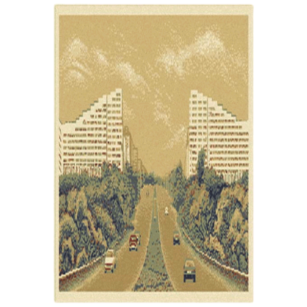 Covor Covoare Ungheni Atlas Beige Green / Polipropilenă photo 1