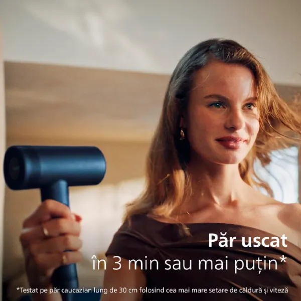 Uscător de păr Philips BHD839/00 1400 W / Blue photo 4