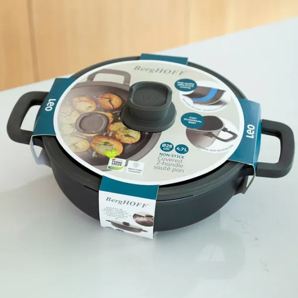 Tigaie BergHOFF Stone 3950595 Stewpan / 28 cm / Black photo 6 Tigaie BergHOFF Stone 3950595 Stewpan / 28 cm / Black photo 6