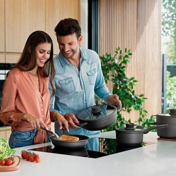 Tigaie BergHOFF Stone 3950595 Stewpan / 28 cm / Black photo 7 Tigaie BergHOFF Stone 3950595 Stewpan / 28 cm / Black photo 7