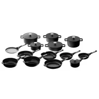 Сковорода BergHOFF Leo Phantom 3950573 Tigaie-grill / 26 см / Черный photo 3