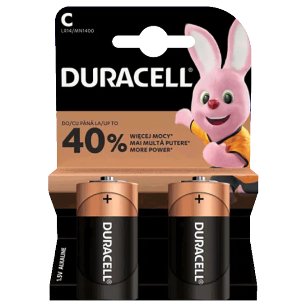 Baterie Duracell MN1400 AAA 1.5 V / 2 buc. photo 1