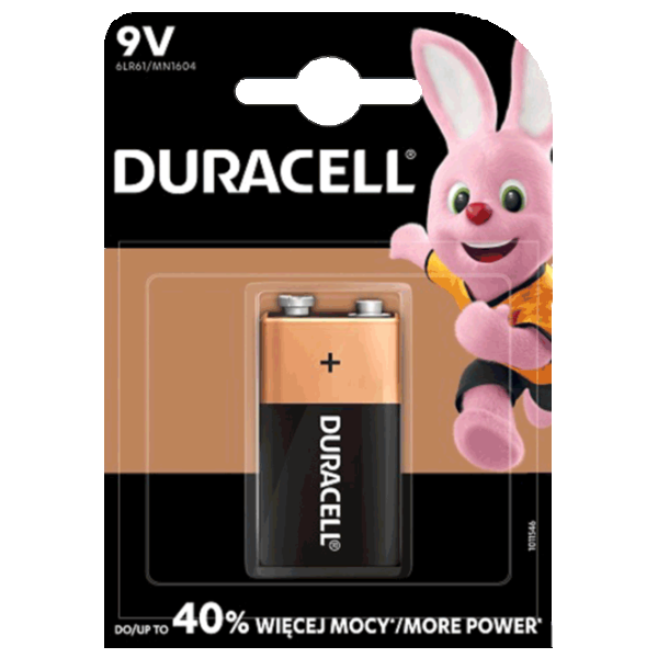 Baterie Duracell MN1604 K1 9 V / 1 buc. photo 1