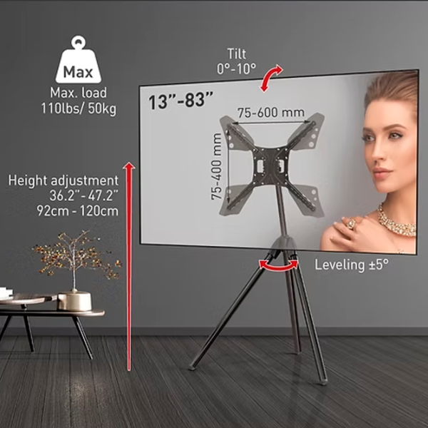 Suport TV Barkan DTP410 VESA 600 x 400 mm photo 4