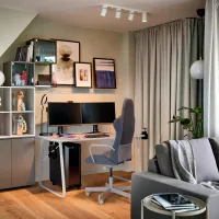Офисный стол Ikea Huvudspelare ДСП/ Бежевый photo 3
