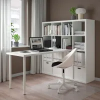 Masă de birou Ikea Kallax/Lagkapten PAL/ White photo 4