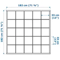 Masă de birou Ikea Kallax/Lagkapten PAL/ Brown photo 4