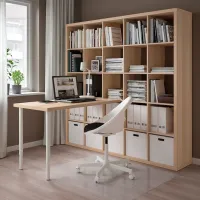 Masă de birou Ikea Kallax/Lagkapten PAL/ Brown photo 5