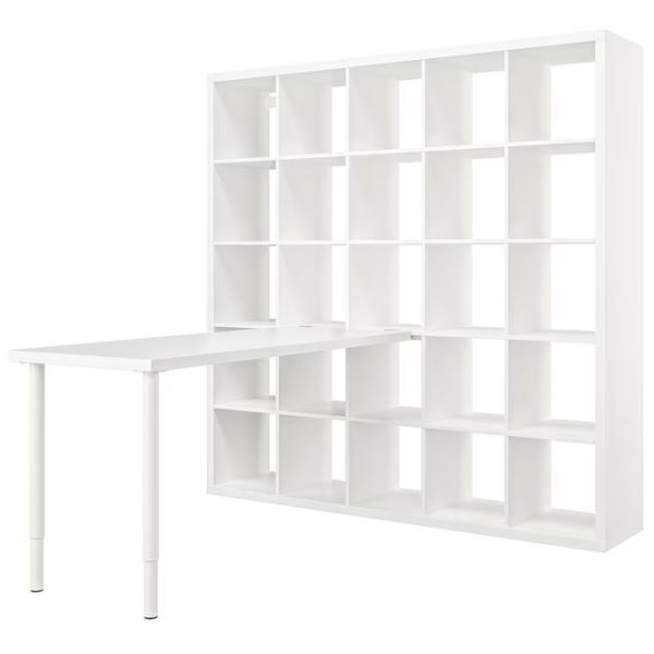Masă de birou Ikea Kallax/Lagkapten PAL/ White photo 1