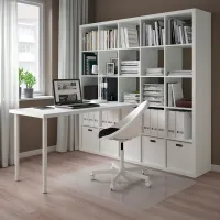 Masă de birou Ikea Kallax/Lagkapten PAL/ White photo 4