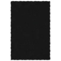 Ковер Covoare Ungheni Viti Черный / Полиэстер