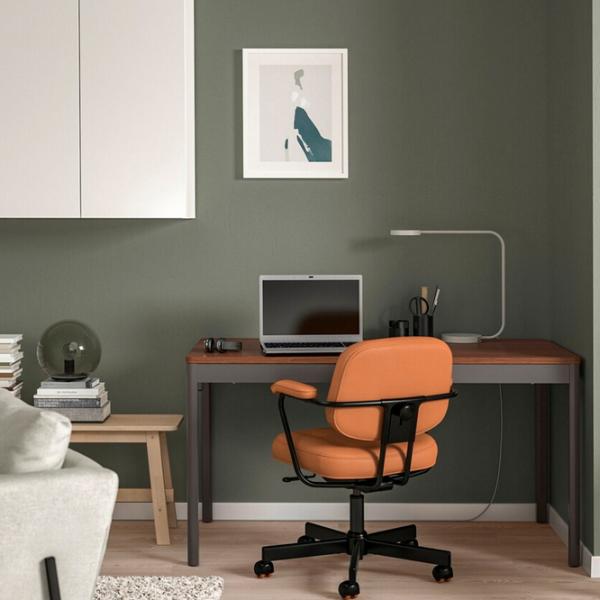 Masă de birou Ikea Idasen PAL/ Brown photo 3