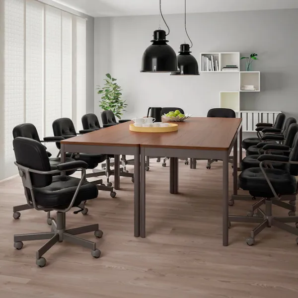 Masă de birou Ikea Idasen PAL/ Brown photo 5