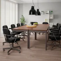 Офисный стол Ikea Idasen ДСП/ Коричневый photo 5